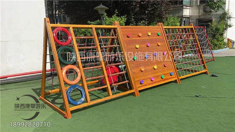 咸陽(yáng)偏轉(zhuǎn)幼兒園兒童攀爬架案例