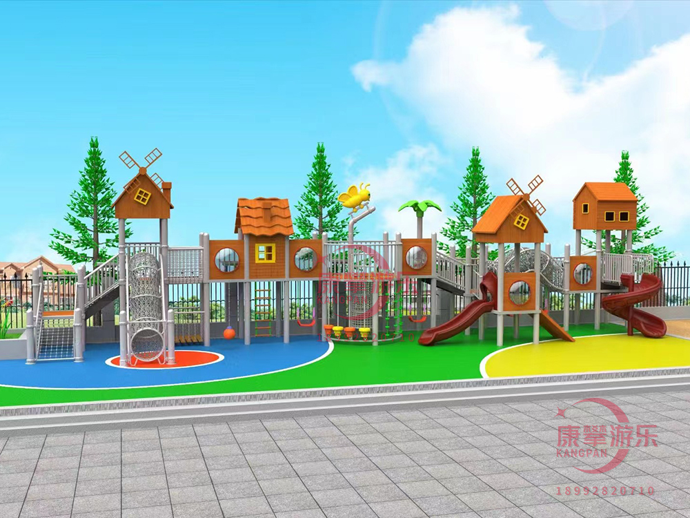 幼兒園大型定制的大型組合滑梯游樂設備