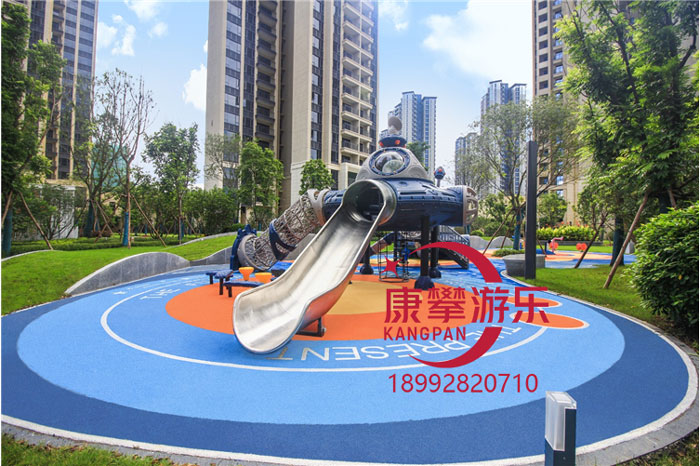 商場(chǎng)不銹鋼滑梯